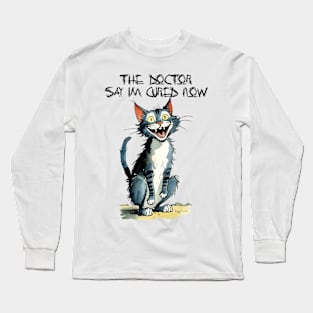 Crazy Cat Long Sleeve T-Shirt